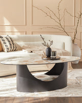 Giotto Natural Ceramic Coffee Table