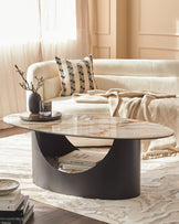 Giotto Natural Ceramic Coffee Table