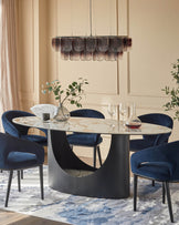 Giotto Natural Ceramic 8 Seater Dining Table