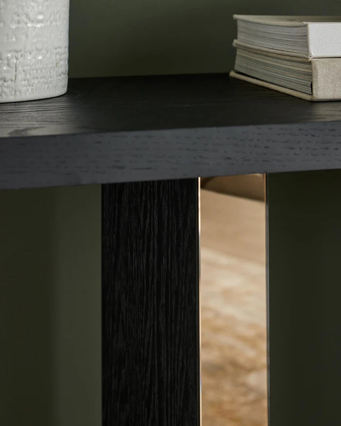 Holland Black Ash Console Table