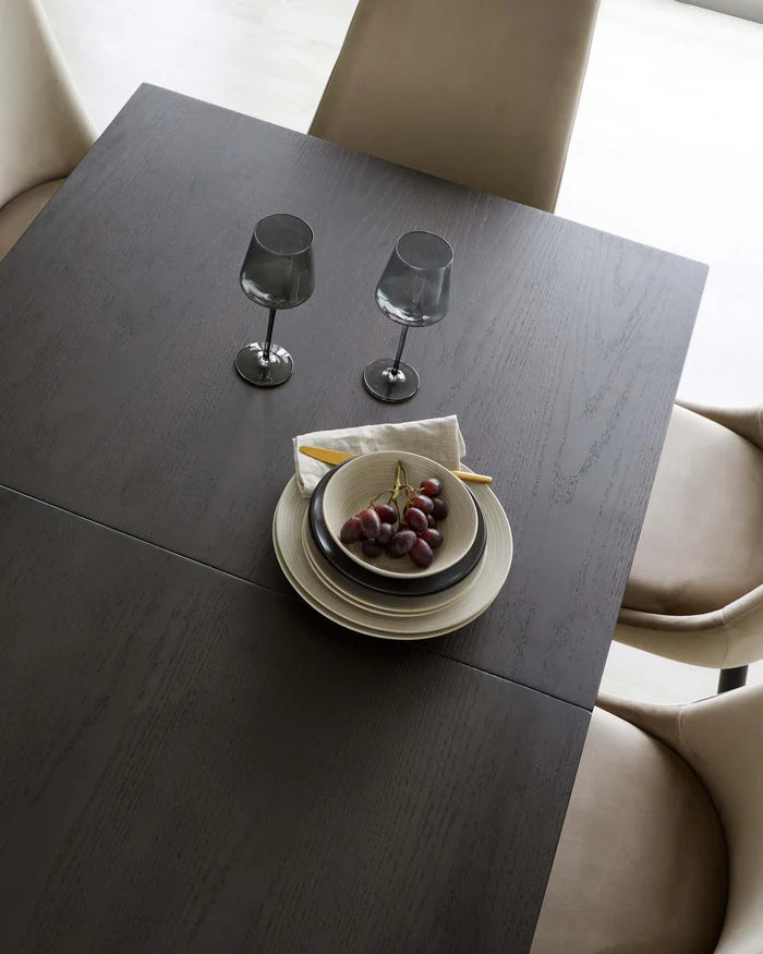 Morgan 6 to 8 Seat Extending Dark Oak Dining Table