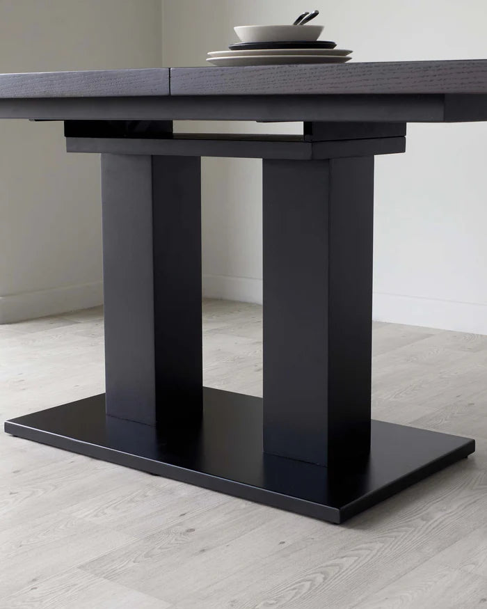Morgan 6 to 8 Seat Extending Dark Oak Dining Table