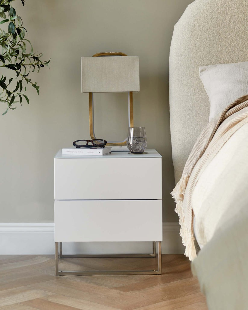 Benton 2 Drawer Bedside Table