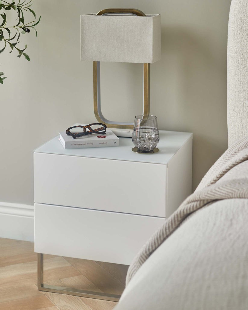 Benton 2 Drawer Bedside Table
