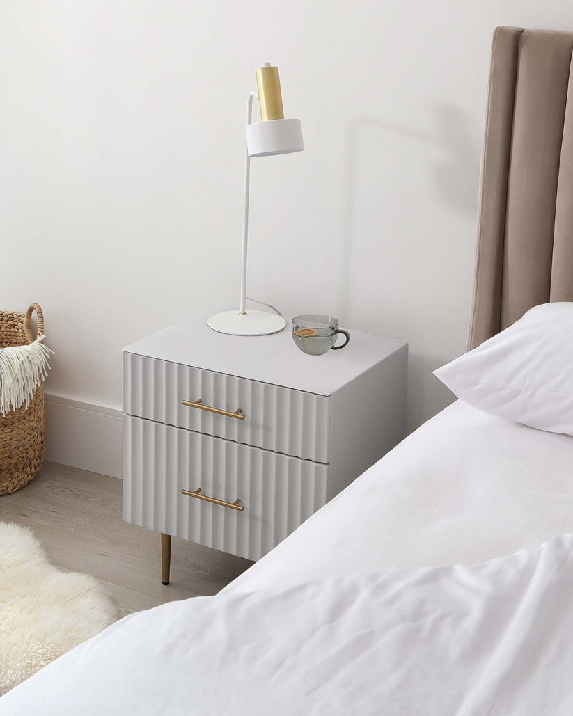 Albury 2 Drawer Bedside Table
