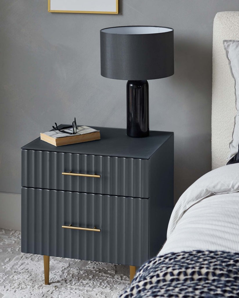 Albury 2 Drawer Bedside Table
