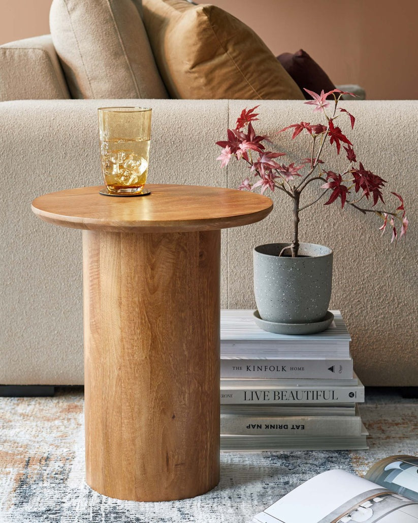 Cara Wood Side Table