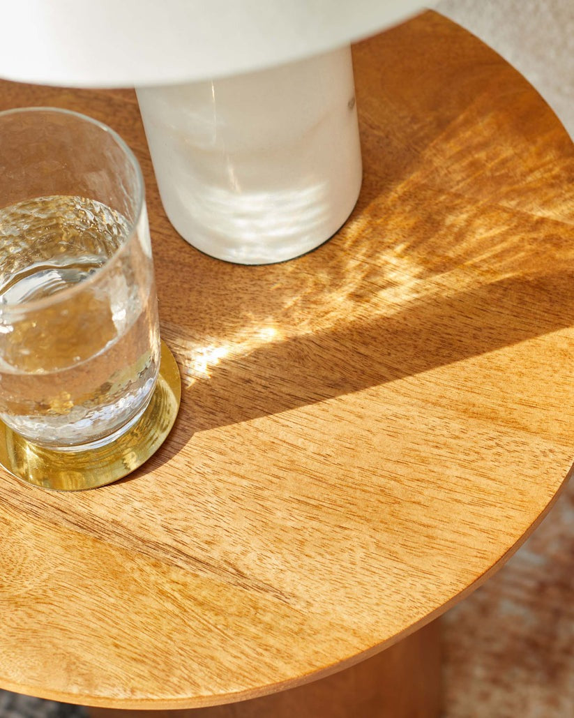 Cara Wood Side Table