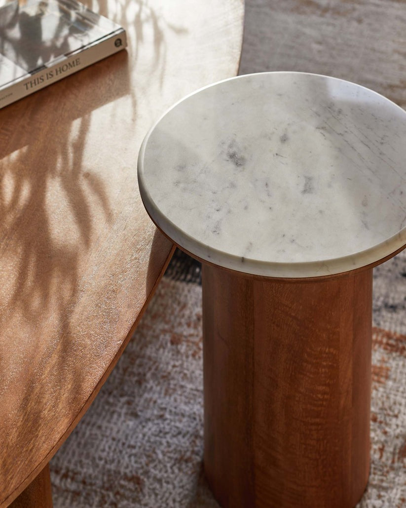 Cara Wood Side Table
