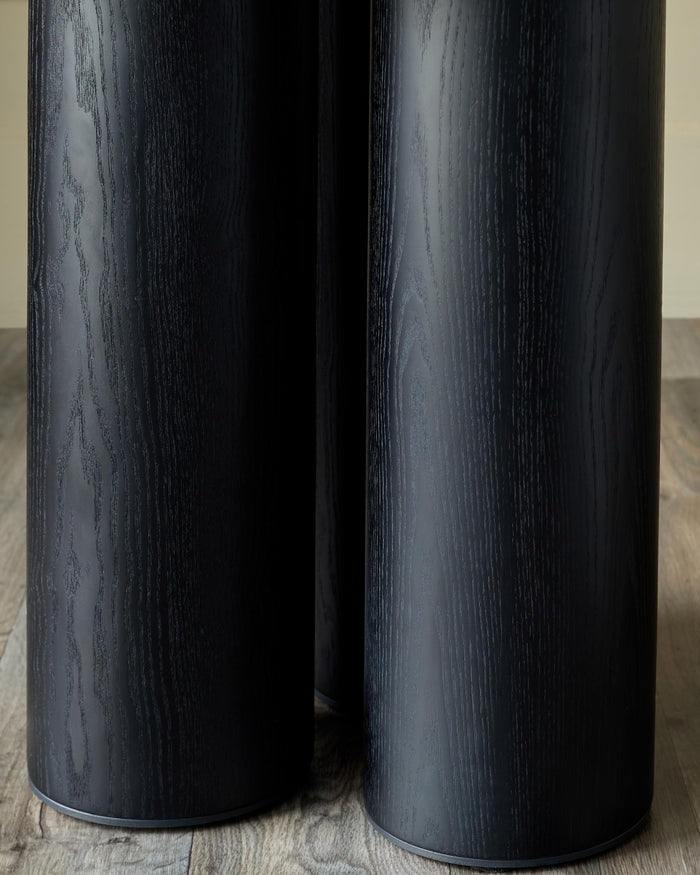 Lena White Calacatta Ceramic Side Table