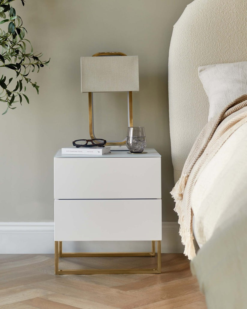Benton 2 Drawer Bedside Table