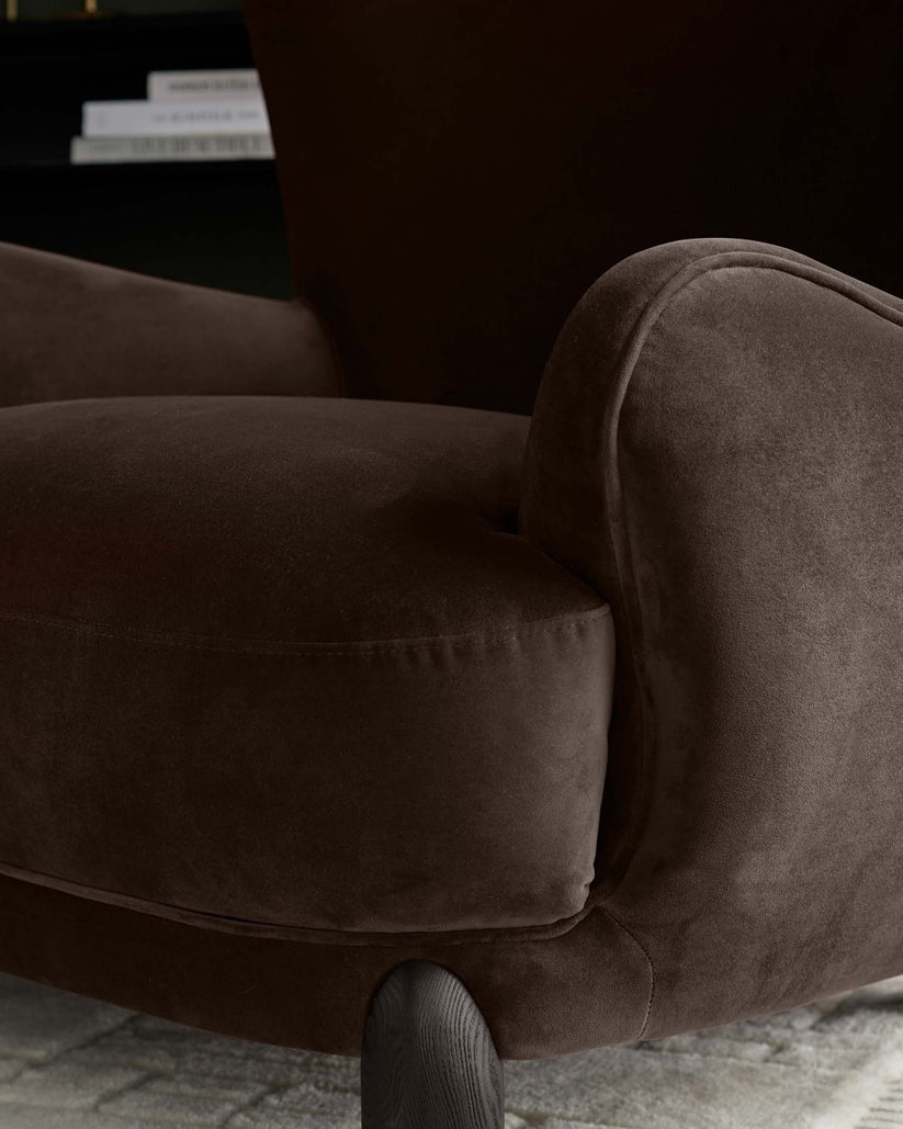 Harlan Velvet Accent Chair