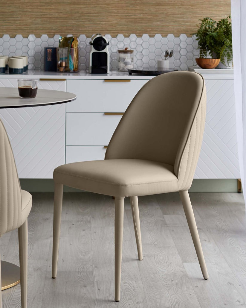 Saylor Faux Leather Dining Chair - 2 Set