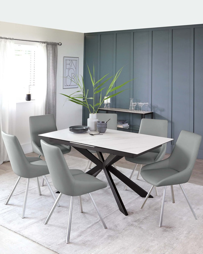 Theo Faux Leather Dining Chair