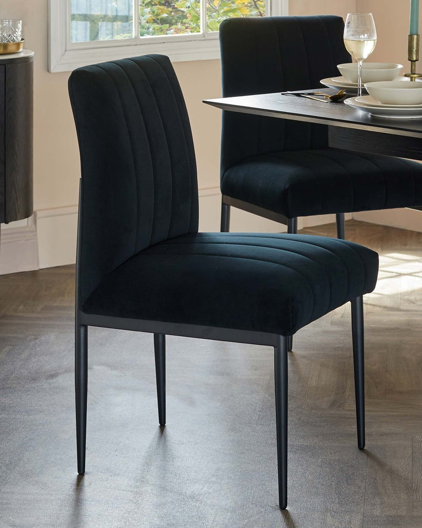 Kendra Velvet Dining Chair - 2 Set