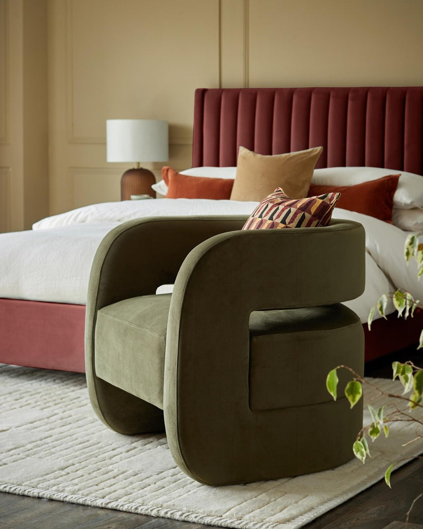 Silas Fabric Accent Chair