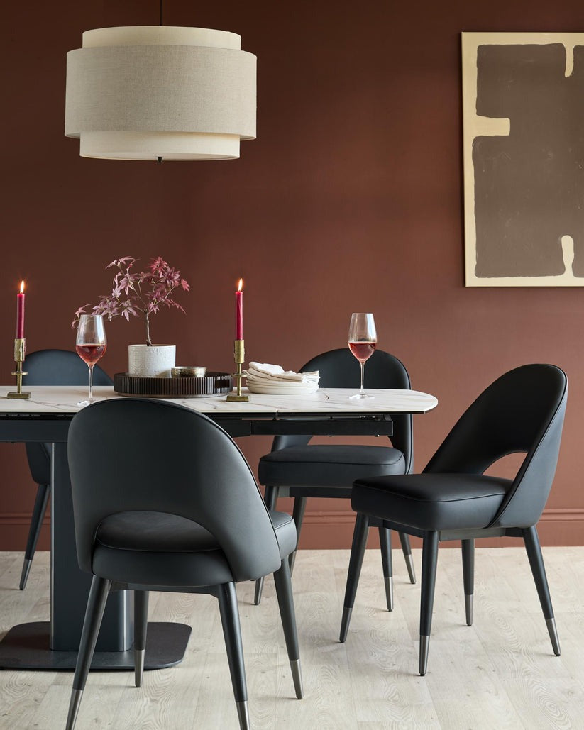 Clover Faux Leather Dining Chair - 2 Set