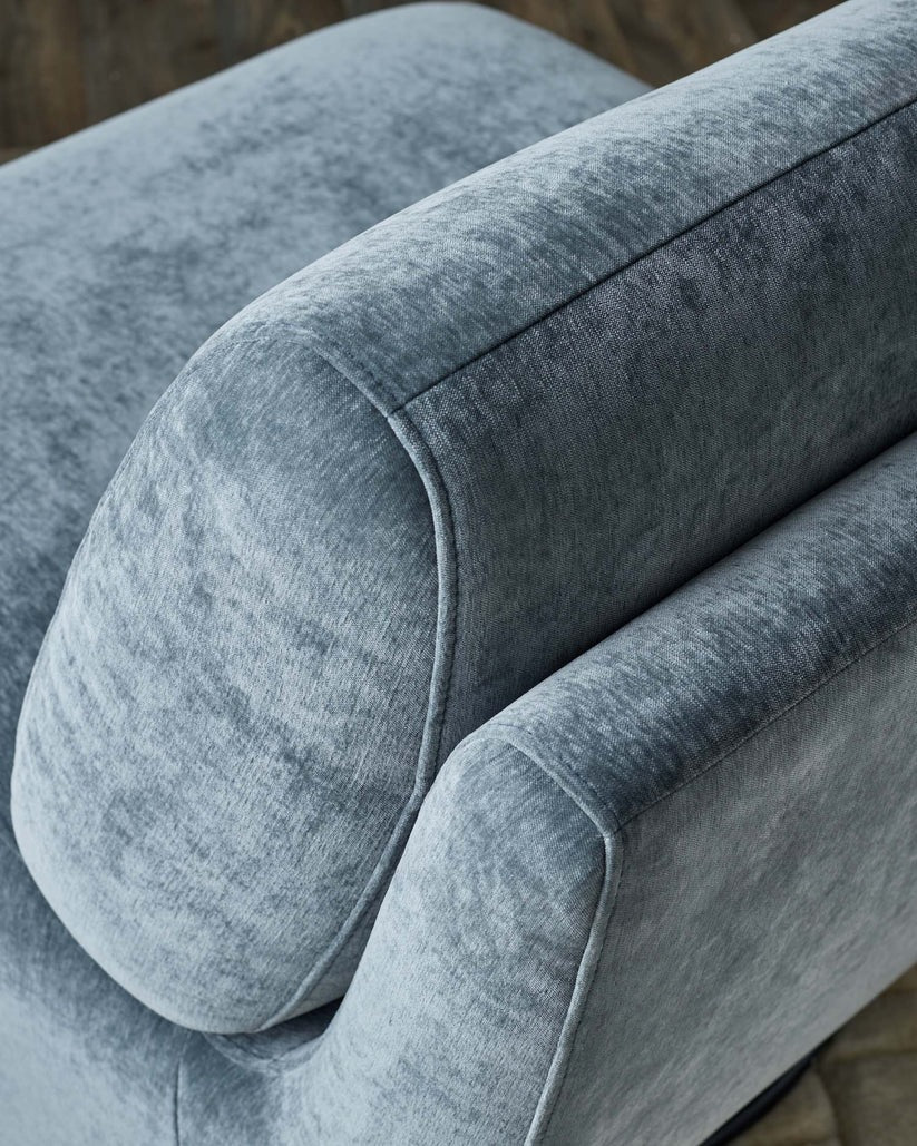 Frances Fabric Swivel Accent Chair