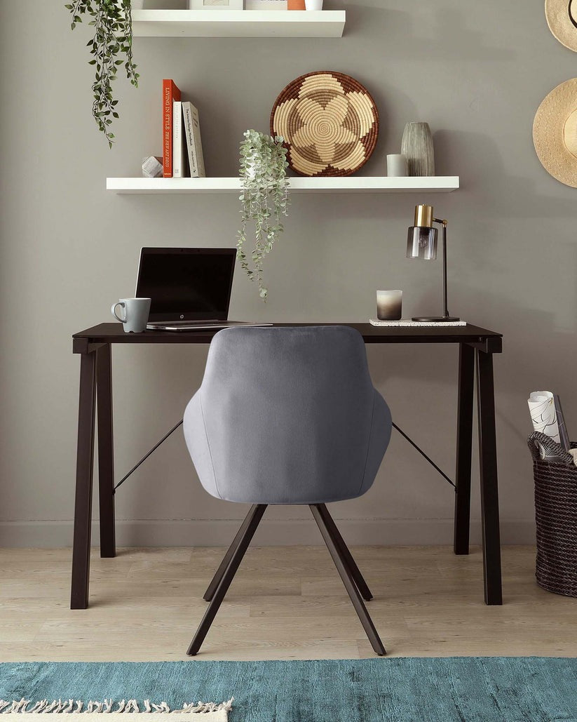 Cleo Velvet Swivel Chair
