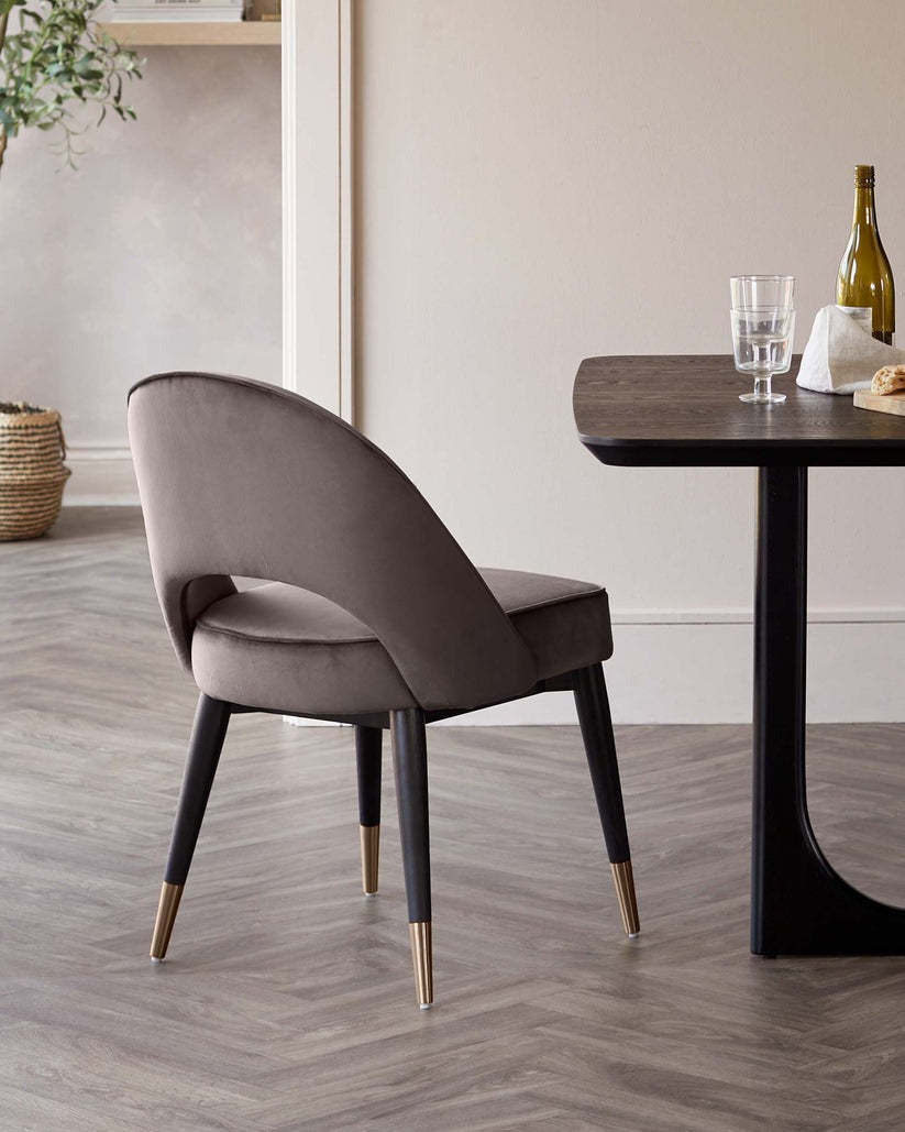 Clover Velvet Dining Chair - 2 Set