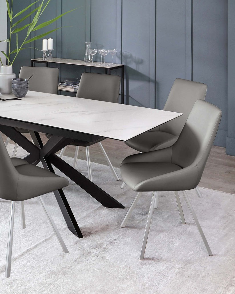 Theo Faux Leather Dining Chair