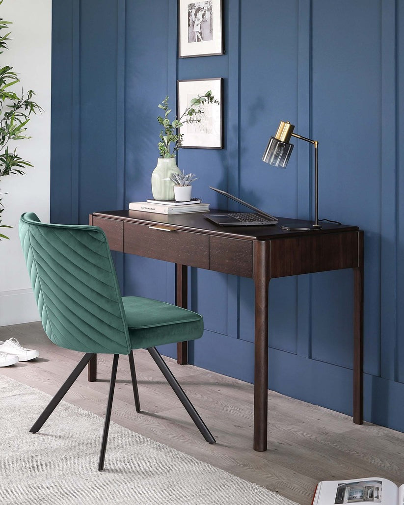 Serena Velvet Swivel Chair