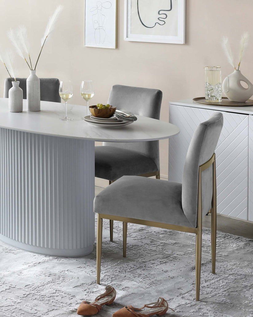 Keira Velvet Dining Chair - 2 Set