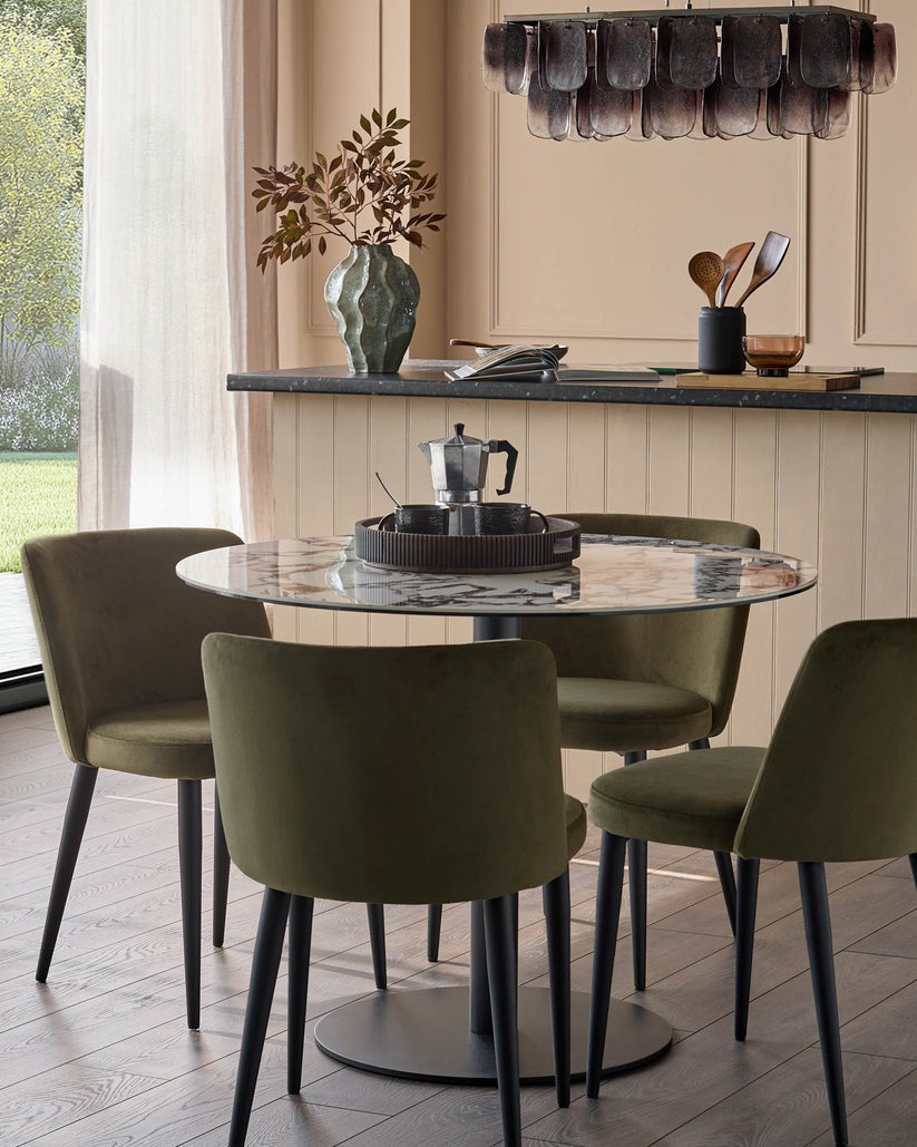 Trinny Velvet Dining Chair - 2 Set