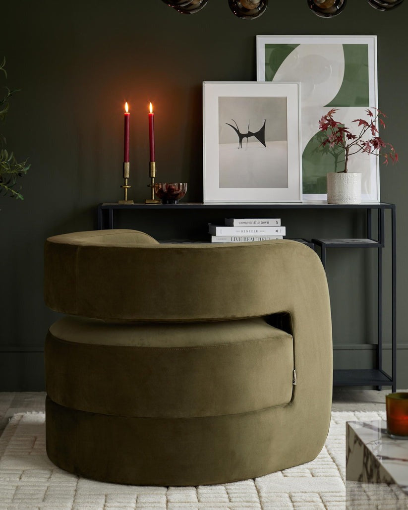 Silas Fabric Accent Chair
