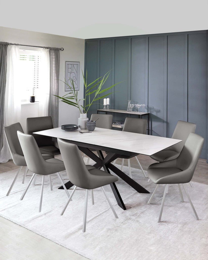 Theo Faux Leather Dining Chair