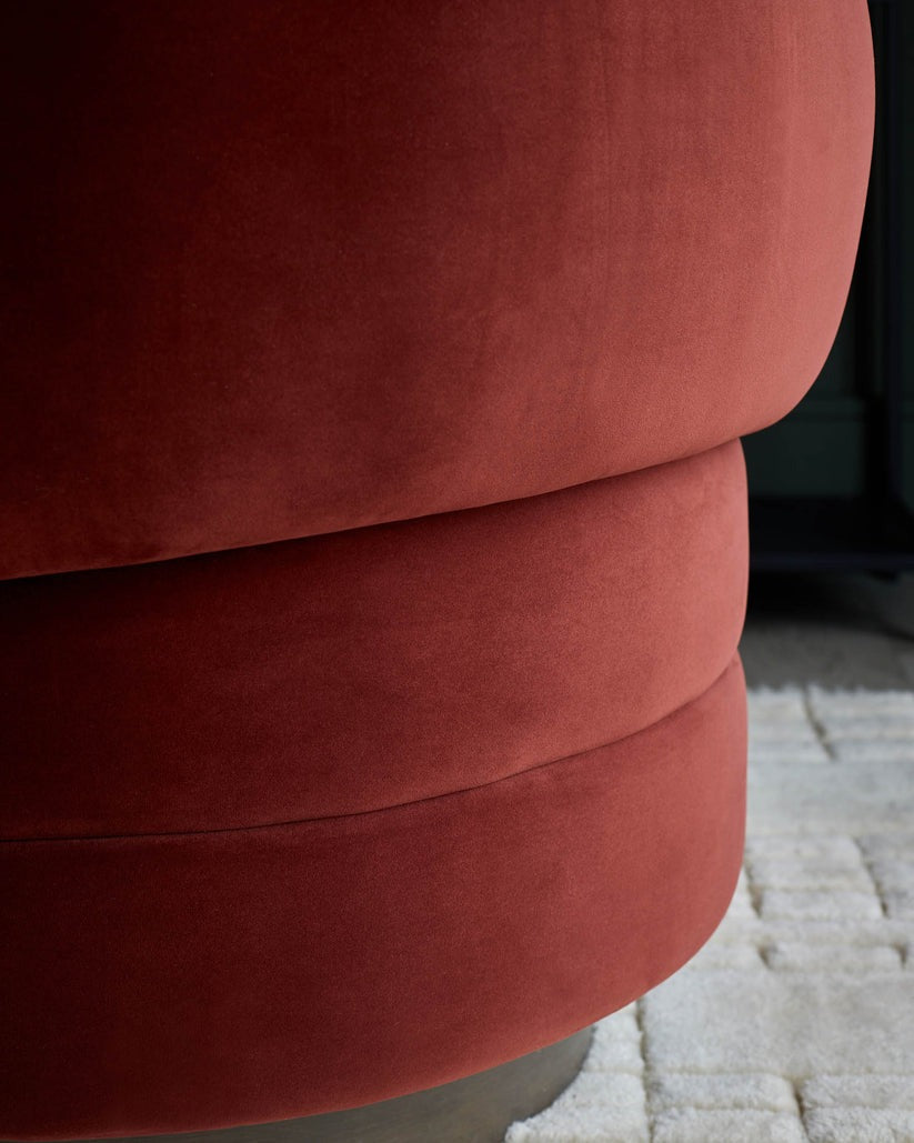 Callan Velvet Swivel Accent Chair