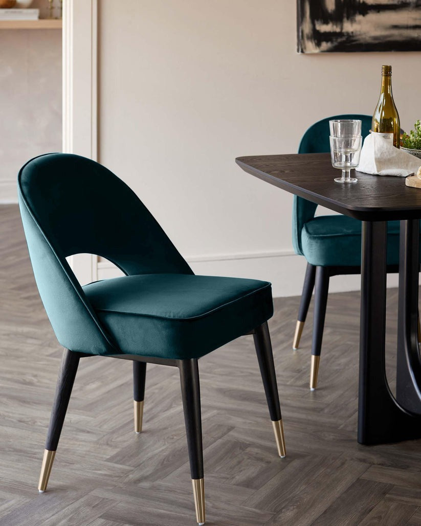Clover Velvet Dining Chair - 2 Set