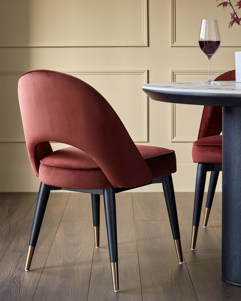 Clover Velvet Dining Chair - 2 Set