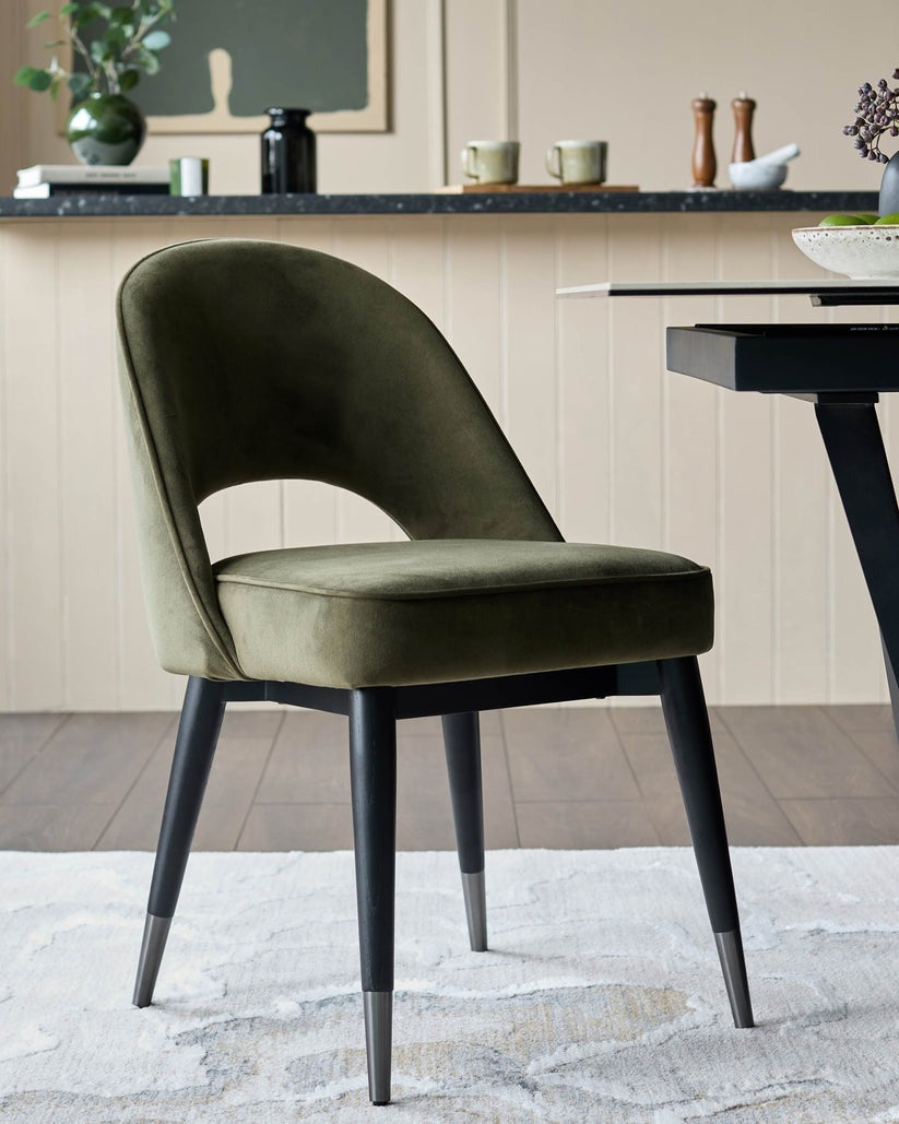 Clover Velvet Dining Chair - 2 Set