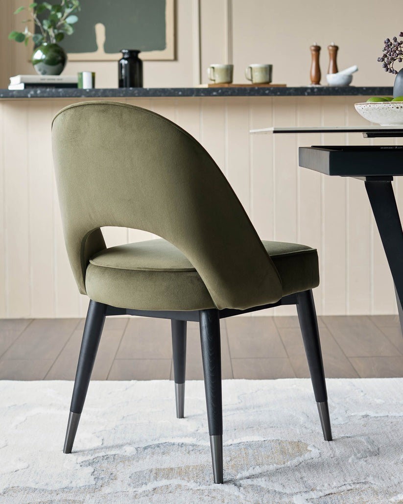 Clover Velvet Dining Chair - 2 Set