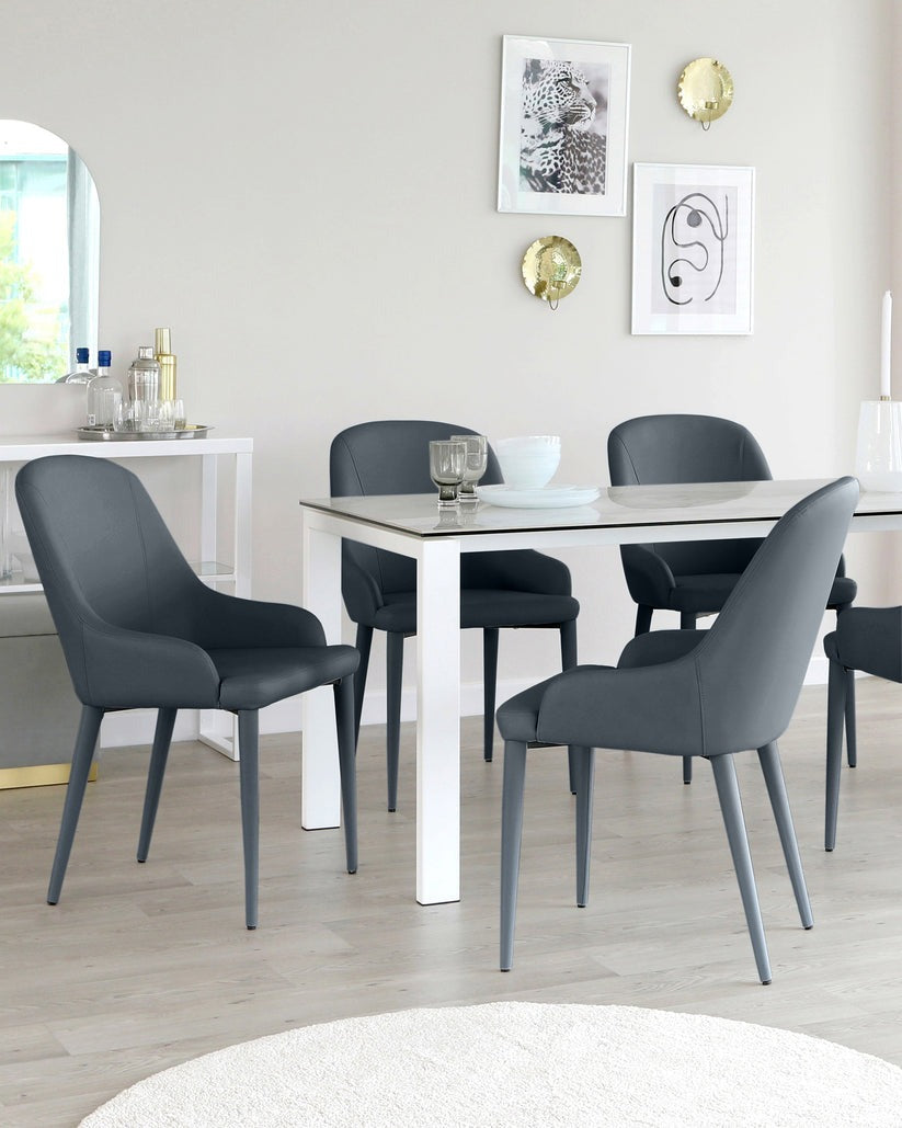 Kyro Faux Leather Dining Chair