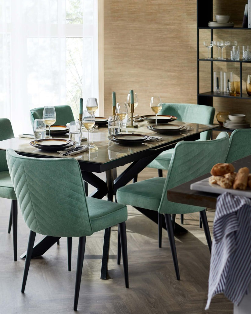 Serena Chenille Dining Chair - 2 Set