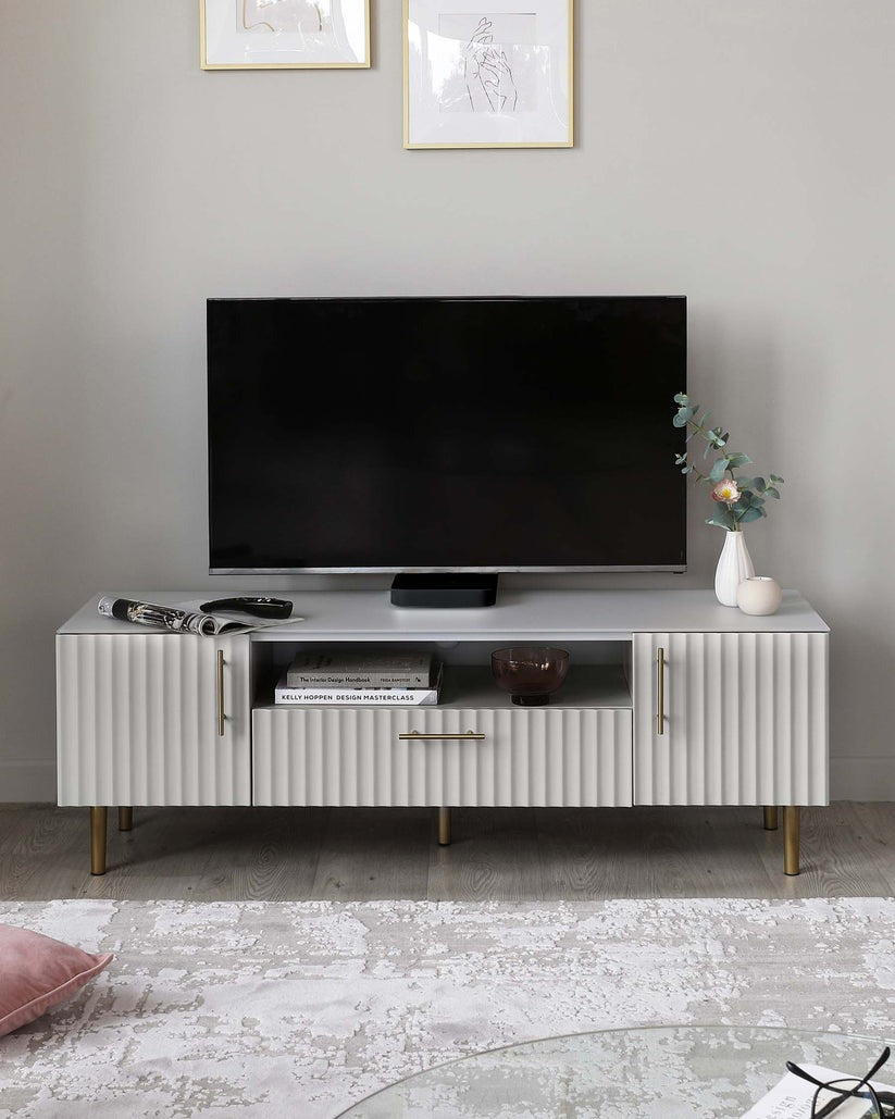Albury Light Grey TV Unit