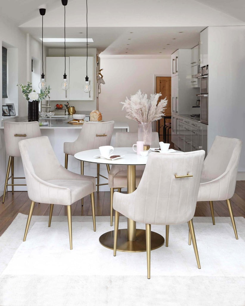 Juliana Velvet Dining Chair - 2 Set