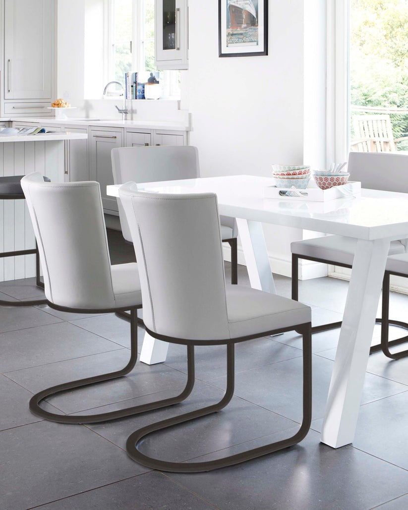 Form Faux Leather Dining Chair - 2 Set