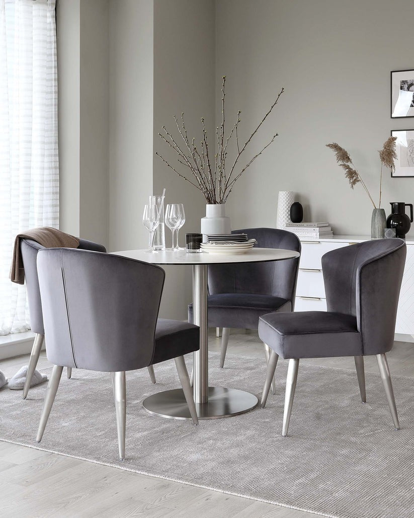 Mellow Velvet Dining Chair - 2 Set