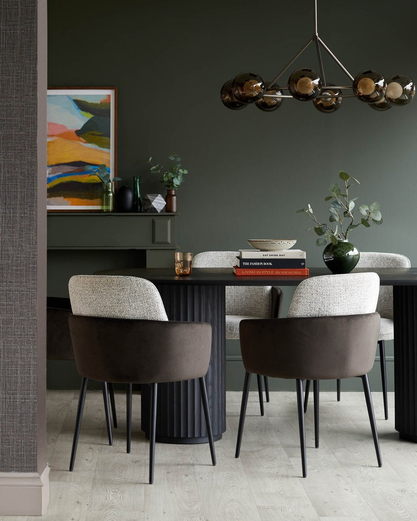Wren Fabric Velvet Dining Chair - 2 Set