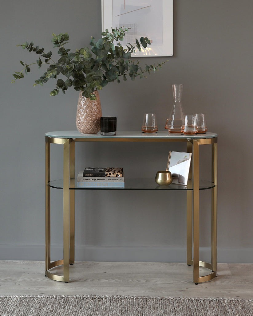 Isla White Console Table