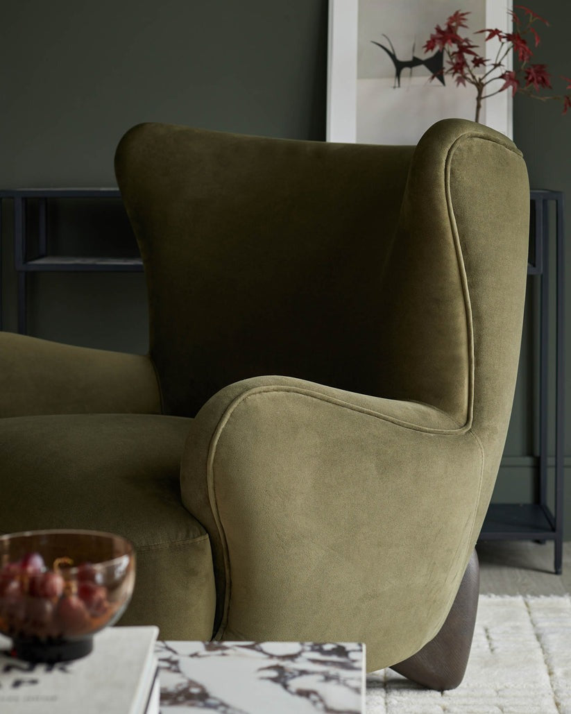 Harlan Velvet Accent Chair
