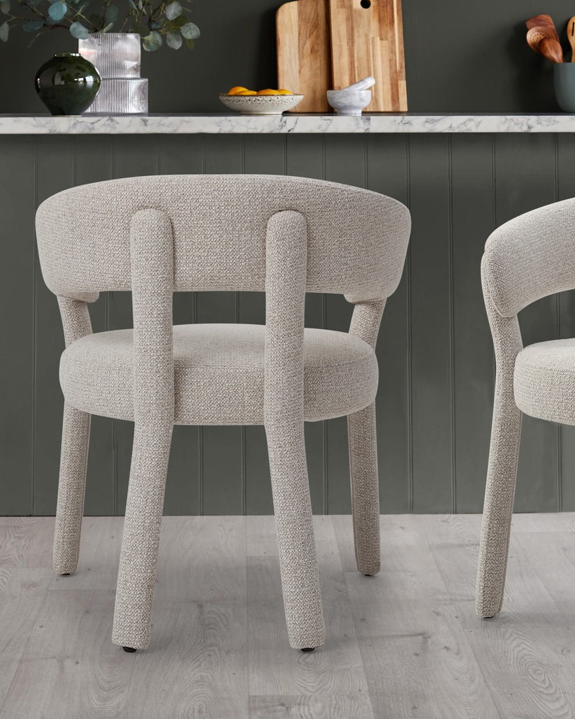Anya Natural Fabric Dining Chair