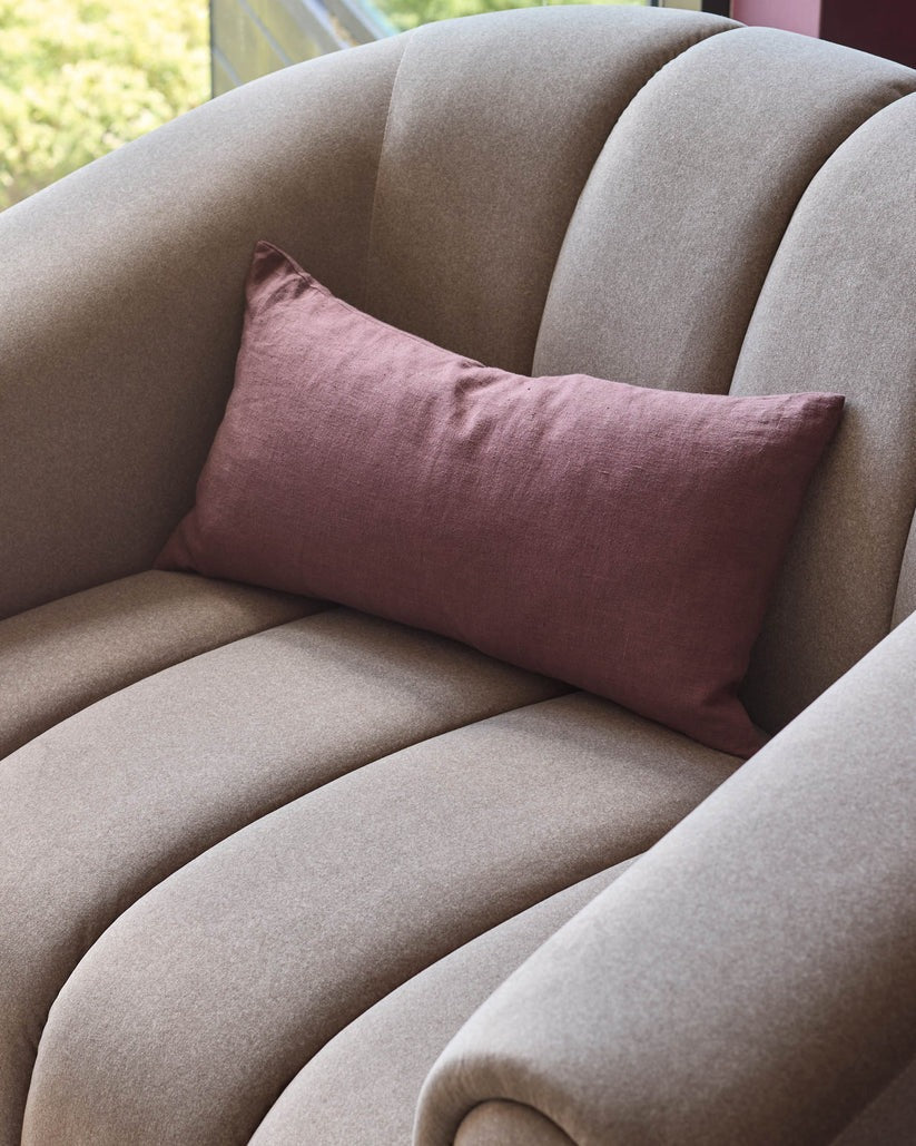 Kendra Mocha Fabric Armchair