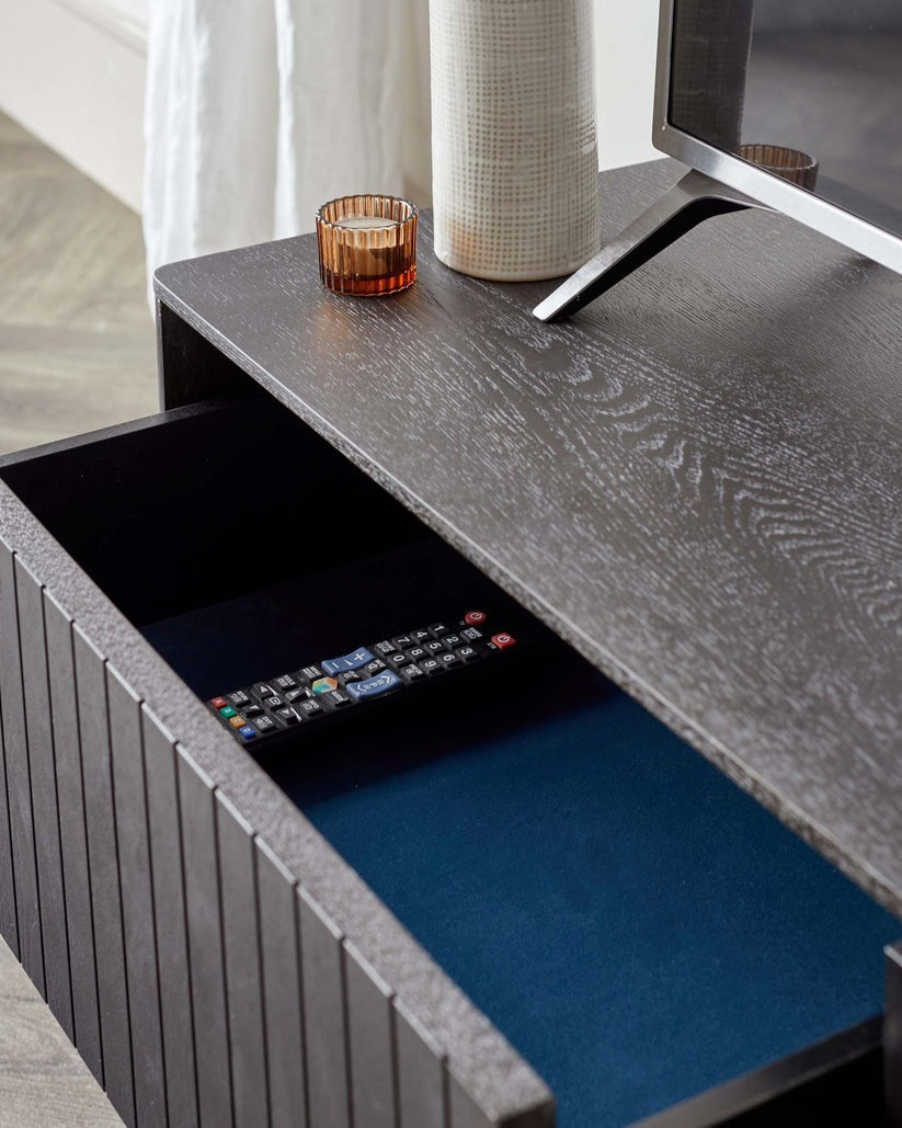 Toronto Dark Ash Compact TV Unit