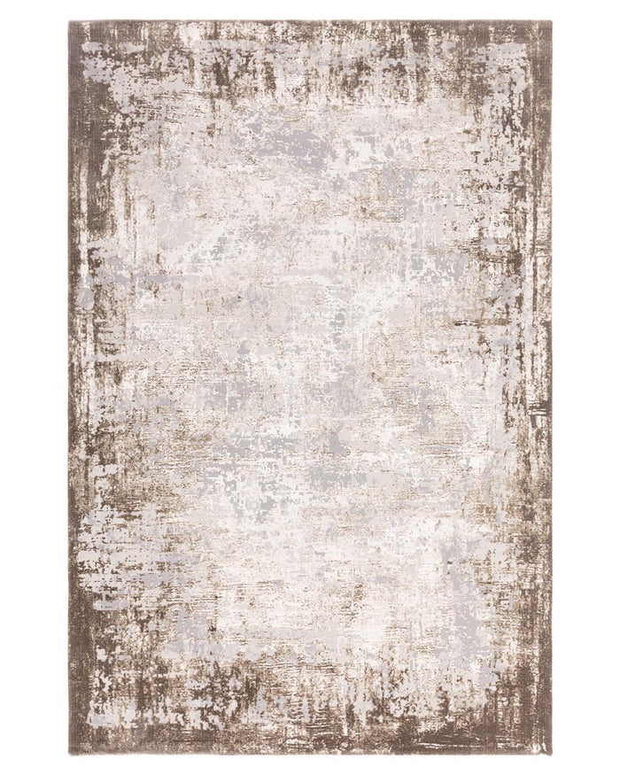 Distressed Natural Textured Large Rug