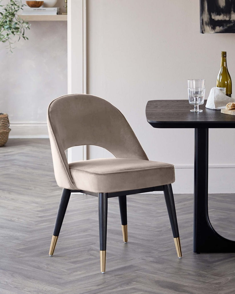 Clover Velvet Dining Chair - 2 Set