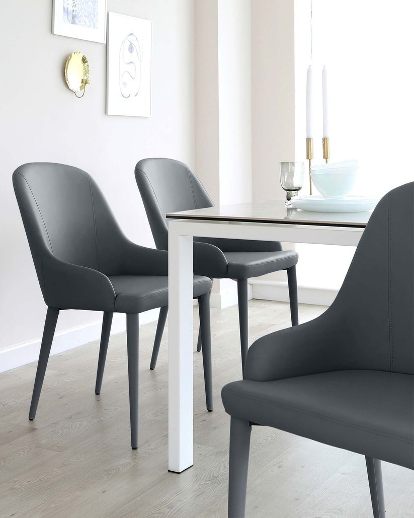 Kyro Faux Leather Dining Chair